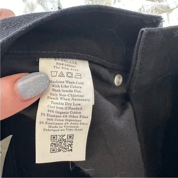 Everlane Men's Slim Black Jeans - Picture 3 of 3
